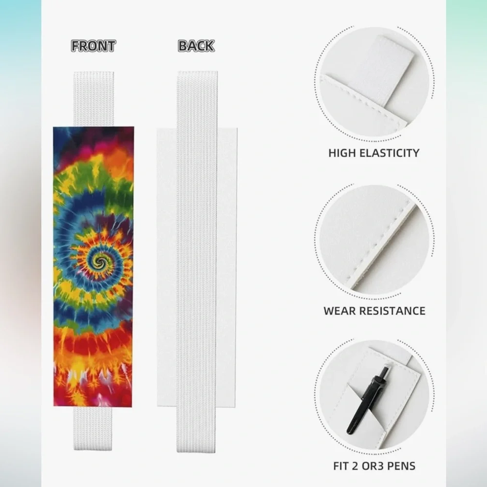 Tie dye pen or pencil holder